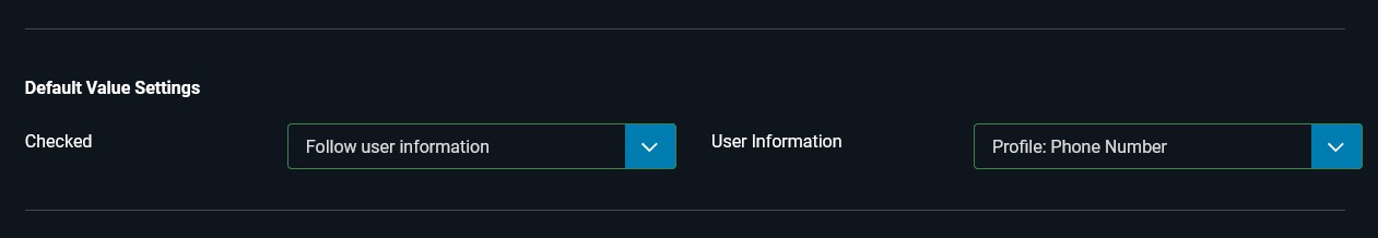 Follow user information