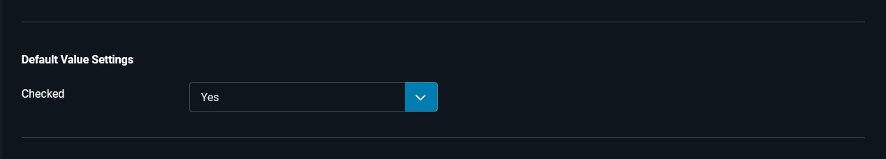 Parameter Start Value Settings