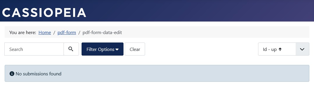 Data view in the frontend: Only editable records and no data editing rights.