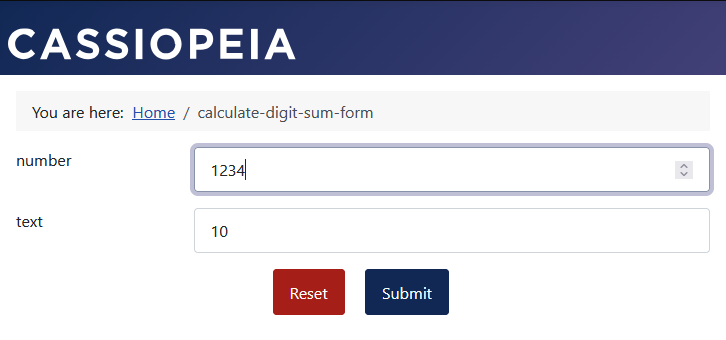 Das Formular
