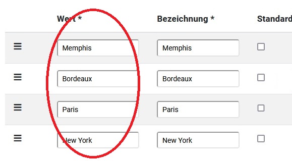 Set default value in list box Set default value in list box