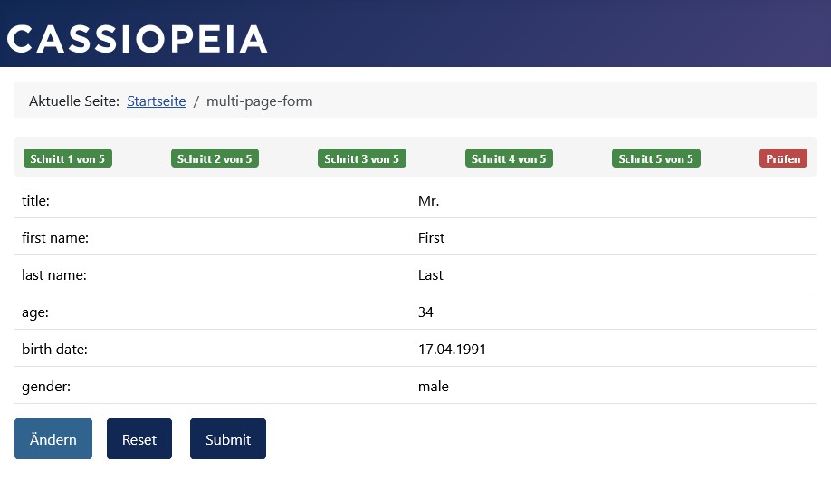 Linke Button Ausrichtung auf der Zusammenfassung
