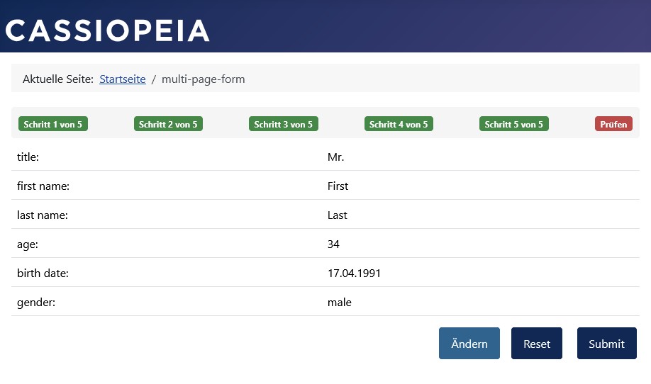 Rechte Button Ausrichtung auf der Zusammenfassung