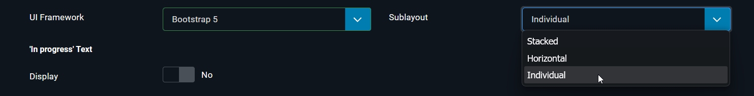 Select sublayout